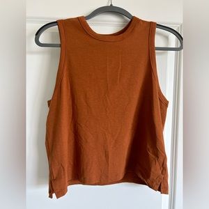 Lululemon Classic Fit Cotton-Blend Tank Top, size 6